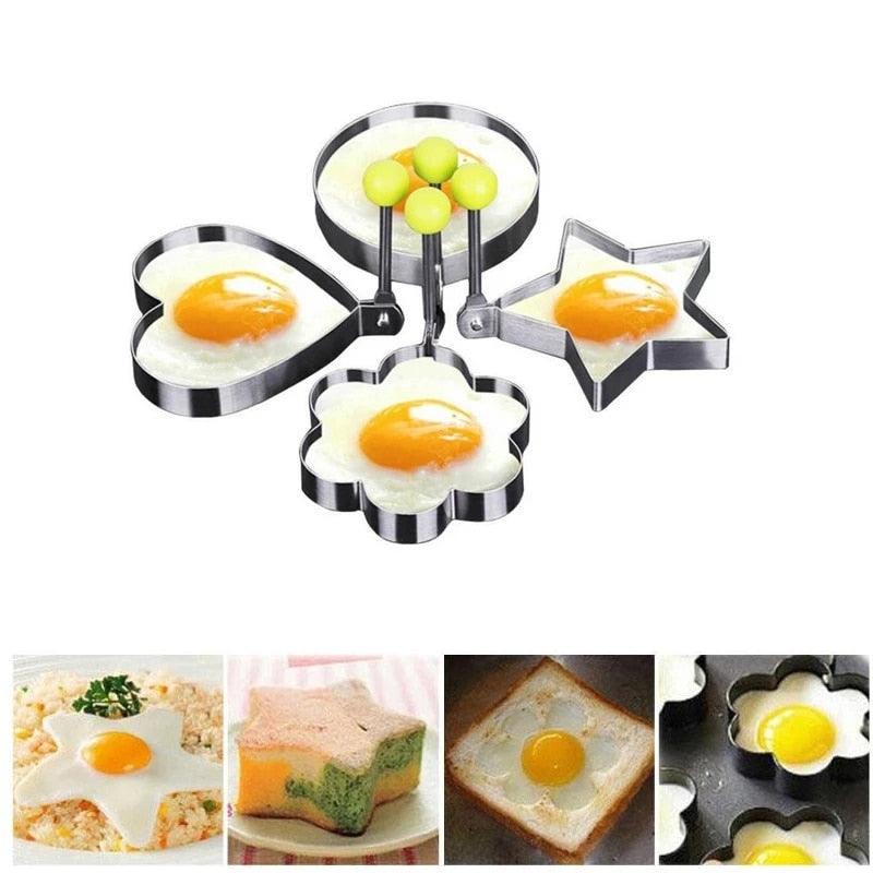 Stainless Steel Egg & Pancake Ring Molds