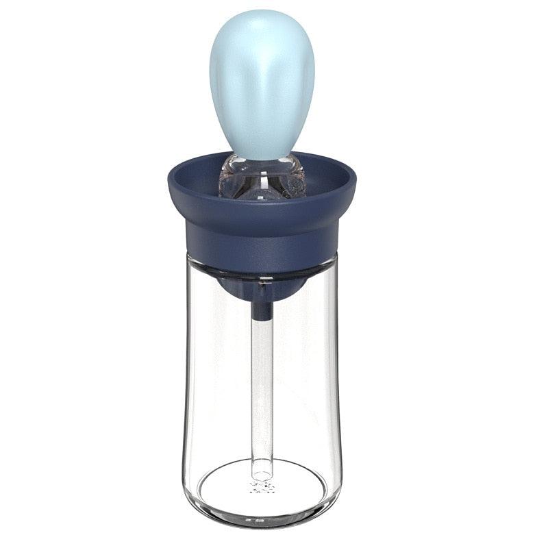 Silicone Oil Dispenser Bottle with Brush